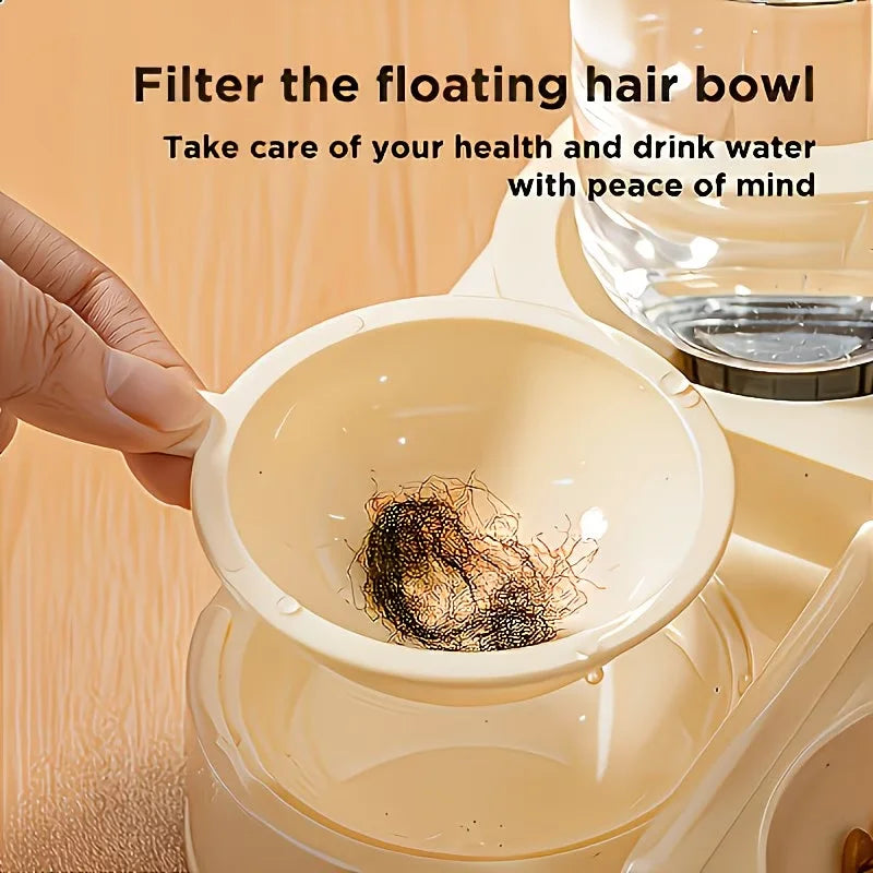 2-in-1 Pet Feeder & Water Dispenser — Gravity Fed