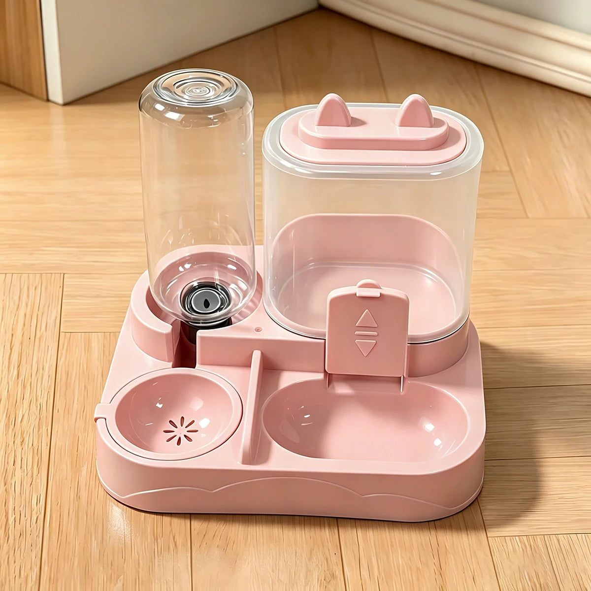 2-in-1 Pet Feeder & Water Dispenser — Gravity Fed