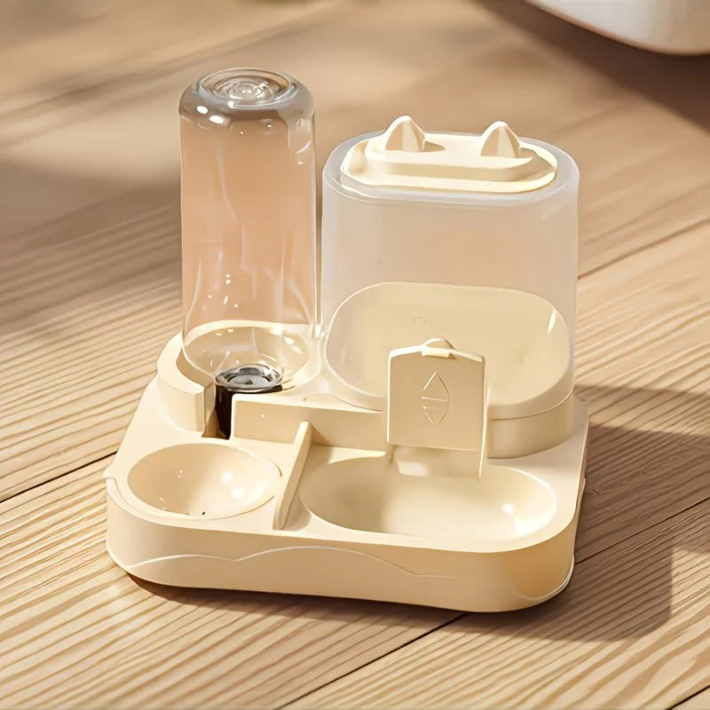 2-in-1 Pet Feeder & Water Dispenser — Gravity Fed
