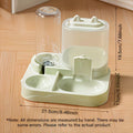 2-in-1 Pet Feeder & Water Dispenser — Gravity Fed