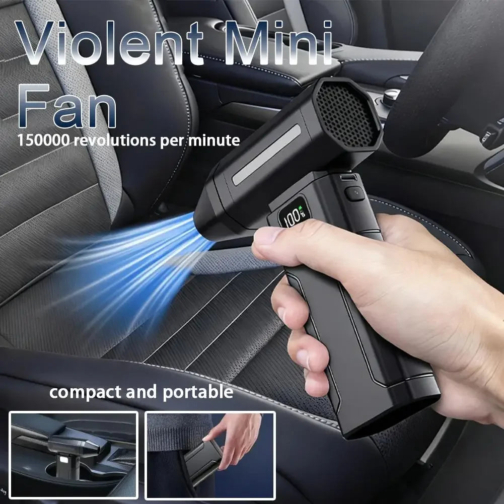 Cordless Air Duster — 150,000 RPM, Replaces Canned Air